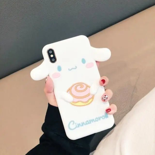 Durable 3D Rubber iPhone Cases Featuring Sanrio Characters - Cosparty