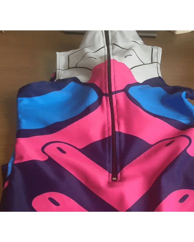 D.Va Overwatch One Piece Swimsuit with Built - in Bra Liner - Cosparty