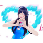 D.Va Overwatch One Piece Swimsuit with Built - in Bra Liner - Cosparty