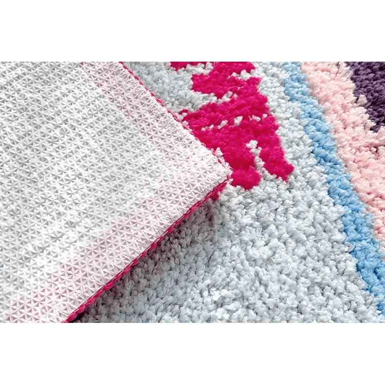 eGirl Gaming Area Rug with Gameboy Design in Pastel Colors - Cosparty