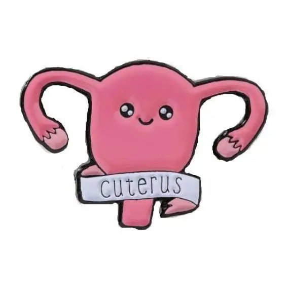 Empowering Kawaii Enamel Pin for Feminists and Strong Women - Cosparty