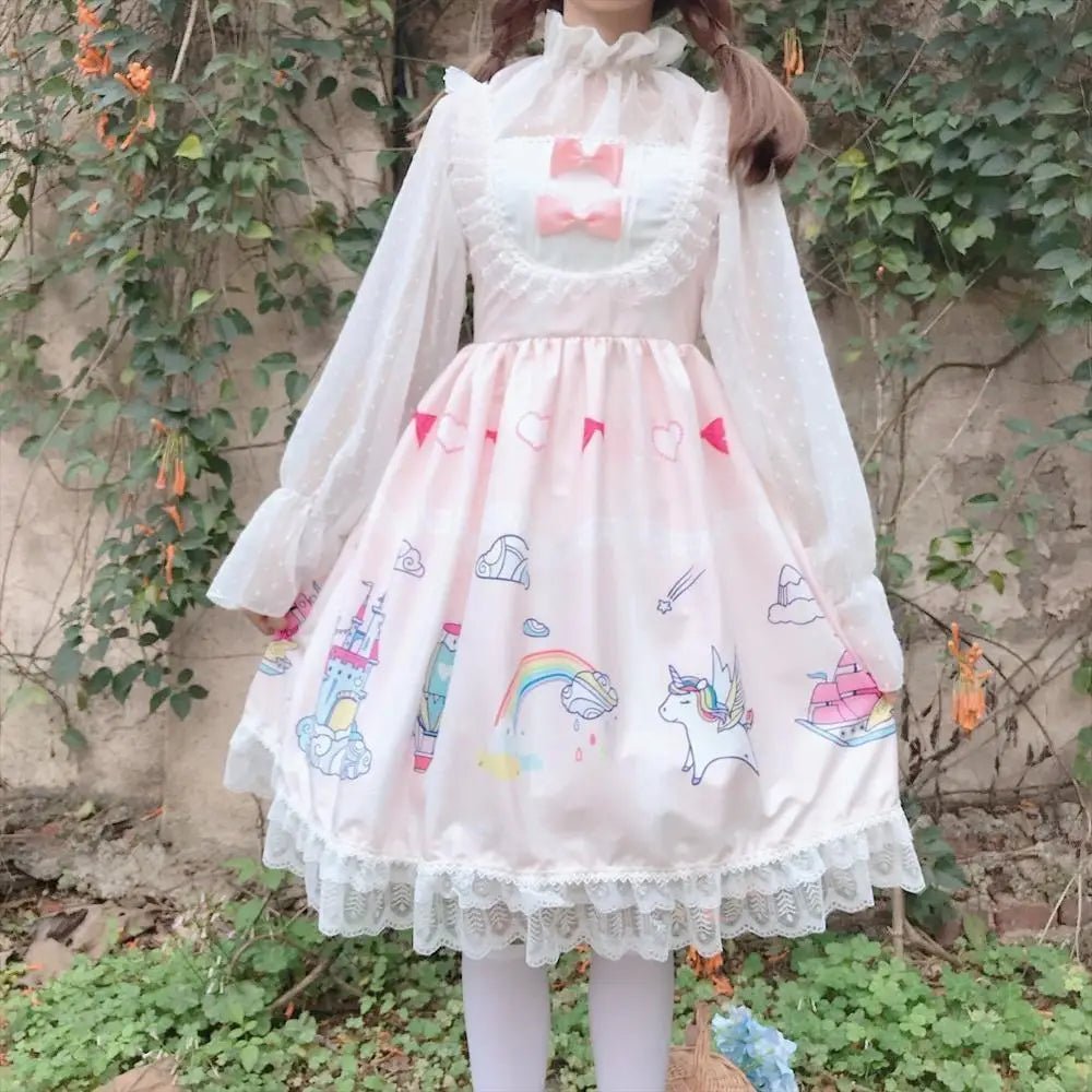 Enchanted Kingdom Traditional Lolita Dress for Young Princesses - Cosparty