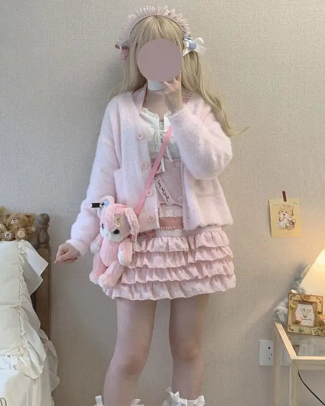 Enchanting Lace Cake Skirt in Classic Color Palette for a Dreamy Look - skirt