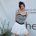 Ethereal Floral Camisole Inspired by Vintage French Film Elegance - shirt