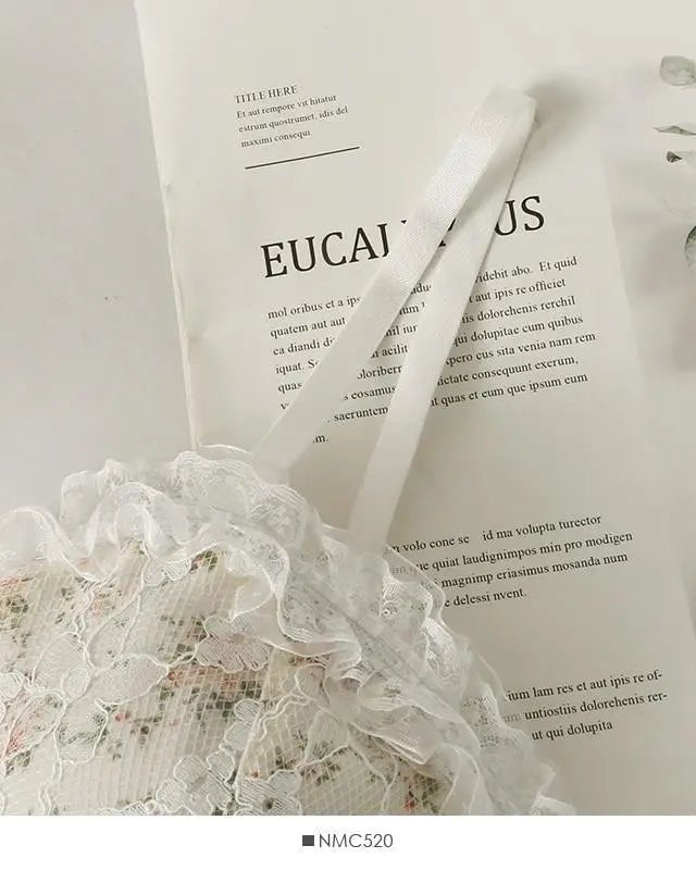 Ethereal Floral Camisole Inspired by Vintage French Film Elegance - Cosparty