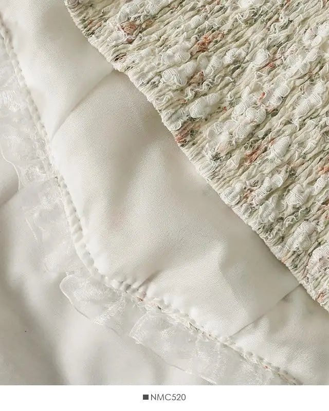 Ethereal Floral Camisole Inspired by Vintage French Film Elegance - Cosparty