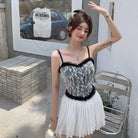 Ethereal Floral Camisole Inspired by Vintage French Film Elegance - shirt