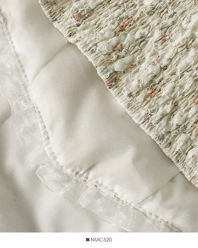 Ethereal Floral Camisole Inspired by Vintage French Film Elegance - shirt