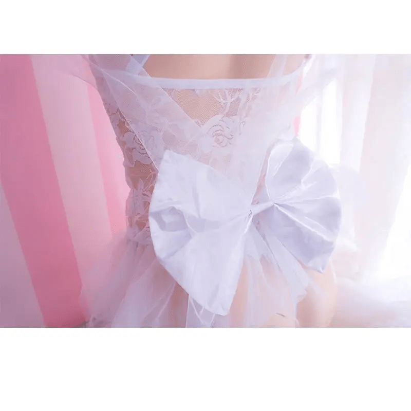 Exquisite Lace and Tulle Bride Bodysuit for Elegant Princess Looks - Cosparty