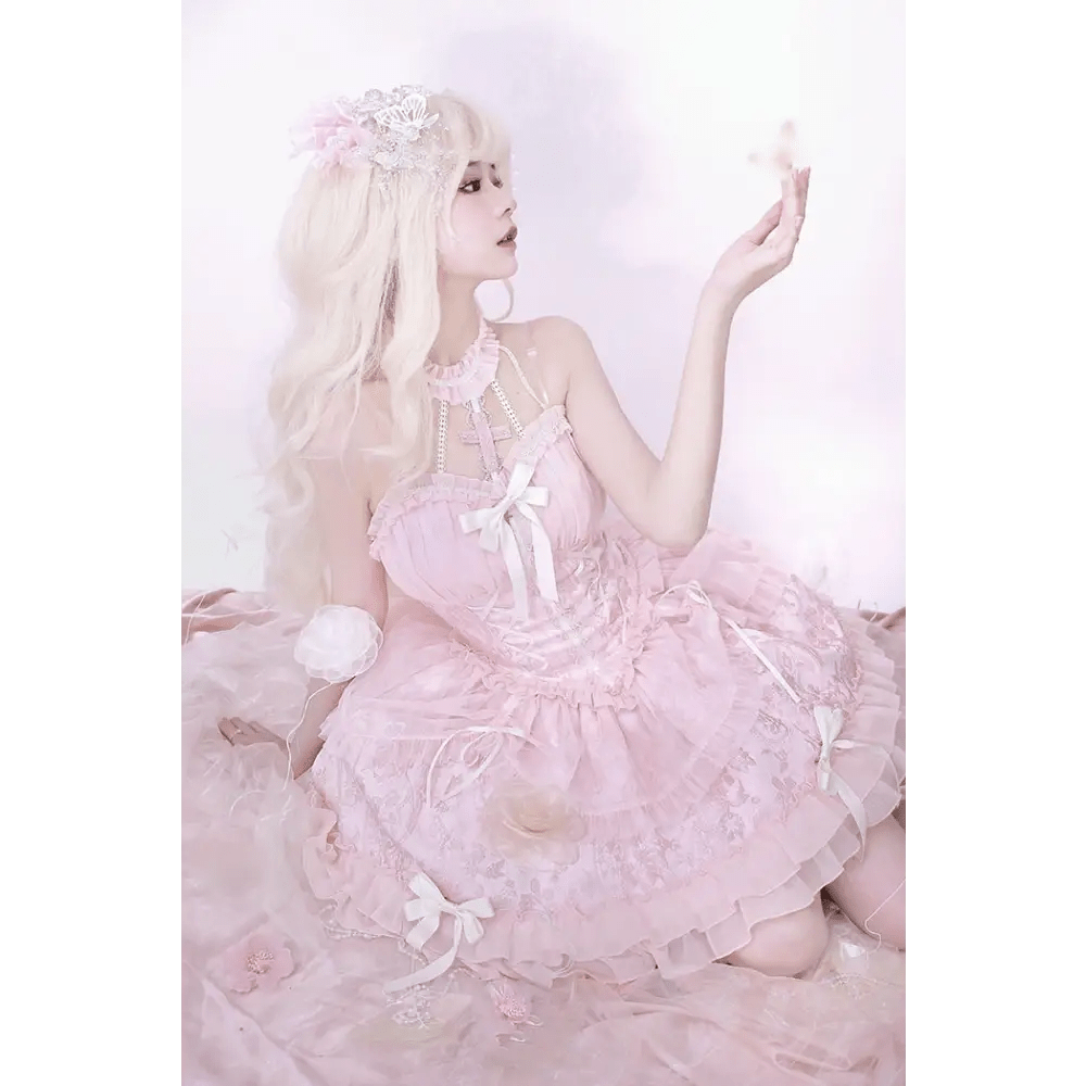 Exquisite Royal Victorian Lolita Dress with Luxury Detailing - Cosparty