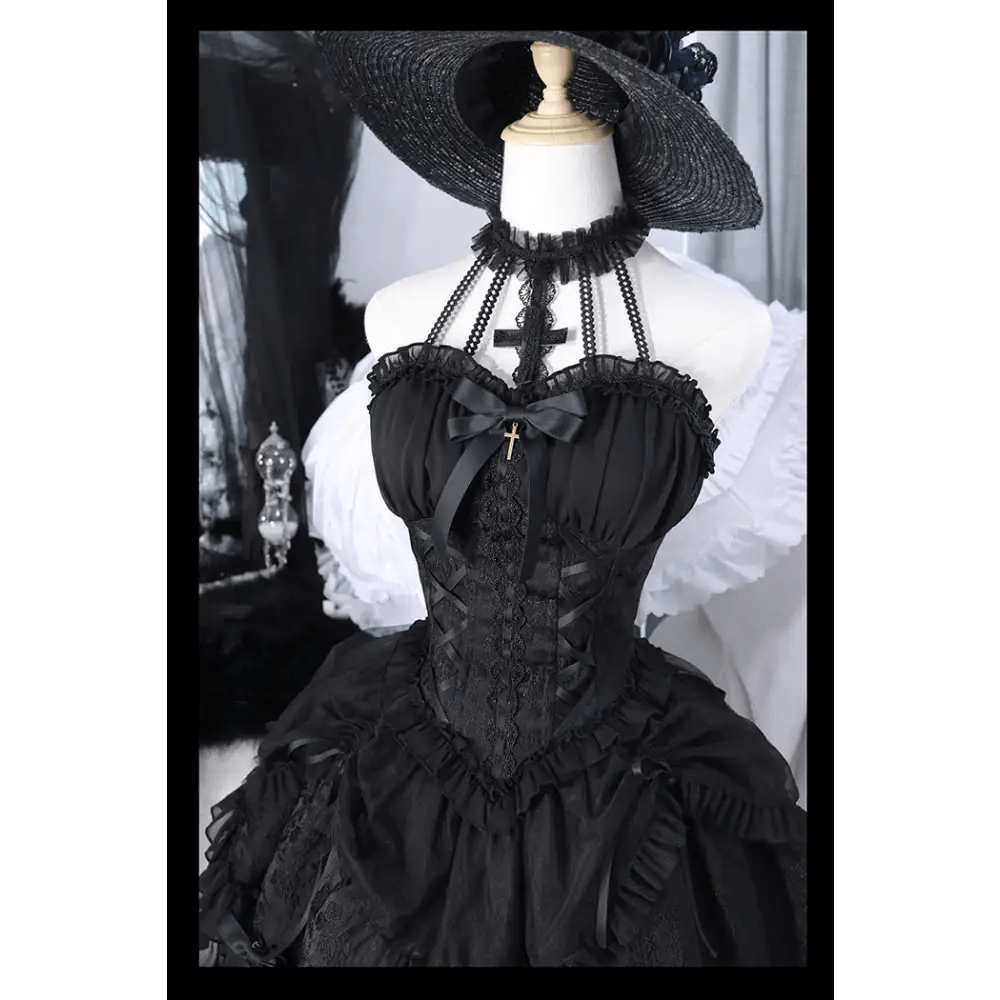 Exquisite Royal Victorian Lolita Dress with Luxury Detailing - Cosparty