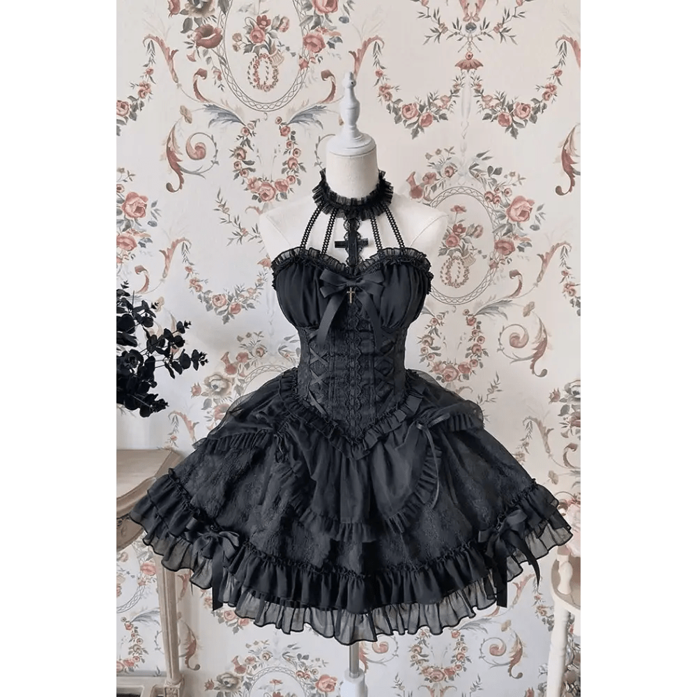 Exquisite Royal Victorian Lolita Dress with Luxury Detailing - Cosparty