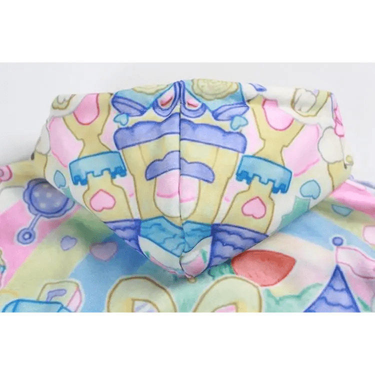 Extra - Long Hooded Anime Sweater Dress for Cozy Comfort - Cosparty