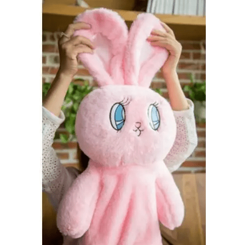 Fairy Kei Bunny Book Bag in Plush Material for Kawaii Style - Cosparty