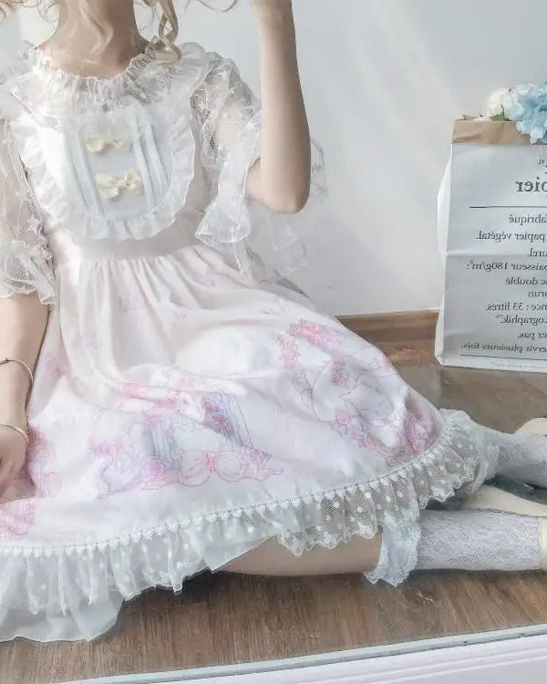 Fairy Kei Inspired Sweet Lolita Dress for Kawaii Princesses - Cosparty