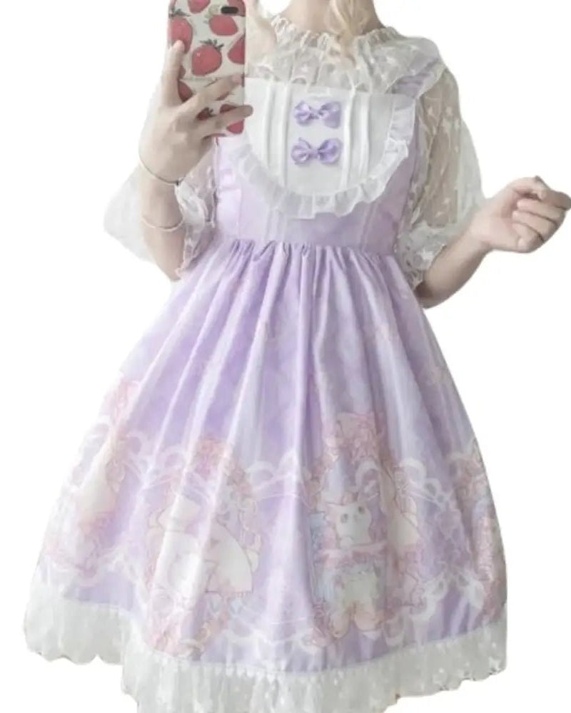 Fairy Kei Inspired Sweet Lolita Dress for Kawaii Princesses - Cosparty