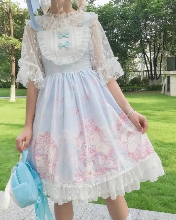 Fairy Kei Inspired Sweet Lolita Dress for Kawaii Princesses