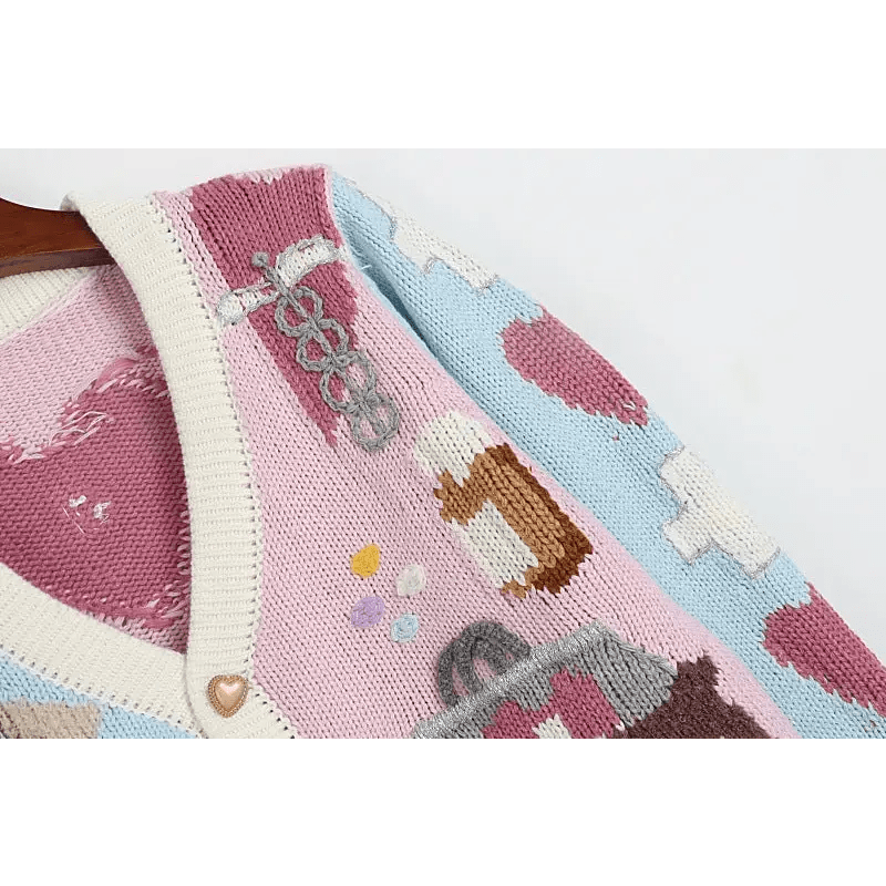 Fairy - Kei Medical Bear Cardigan 55cm Length Cute Kawaii Fashion Org Instock - Cosparty