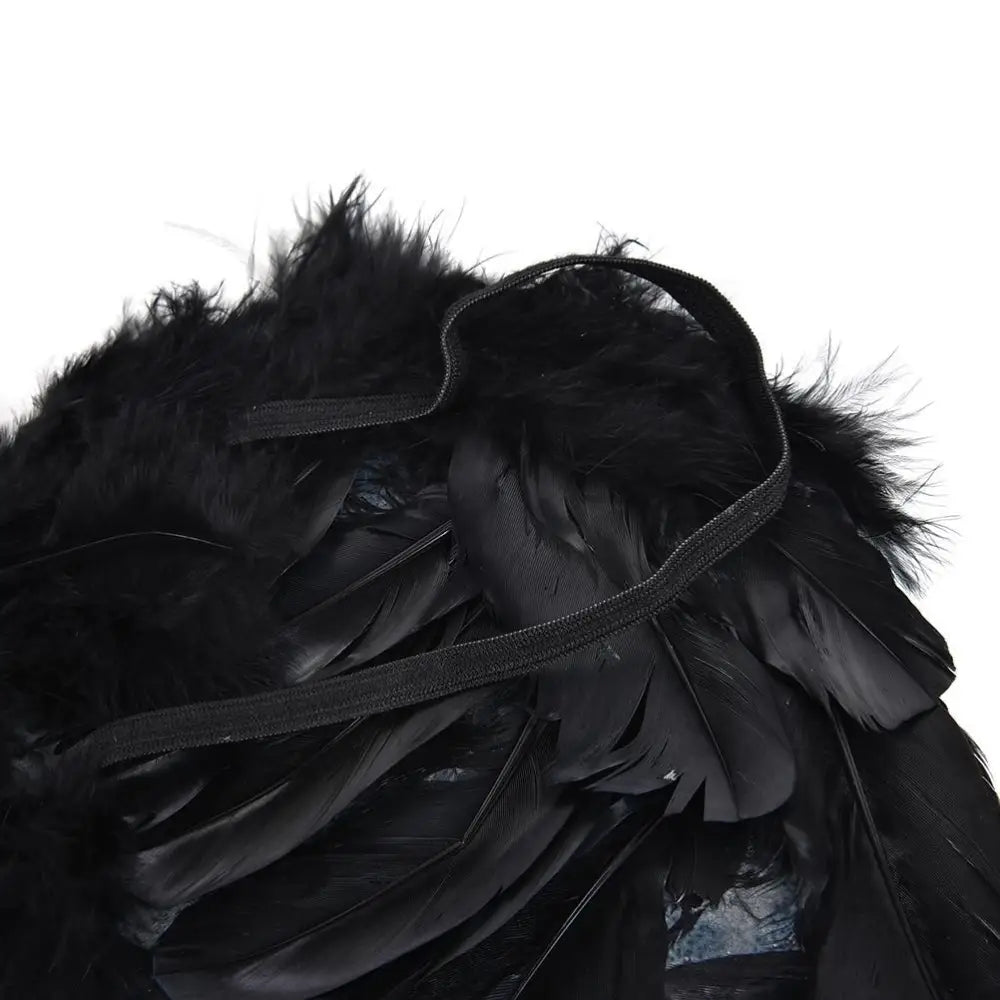 Fluffy Angel Wings in Black or White for Cosparty Accessories - Cosparty