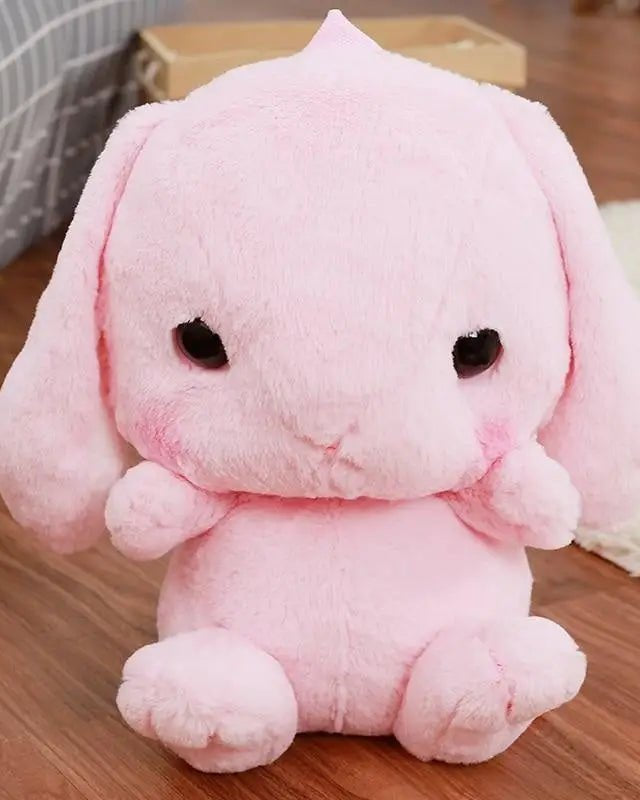 Fluffy Baby Bunny Rabbit Plush Toy Backpack for Kids - Cosparty