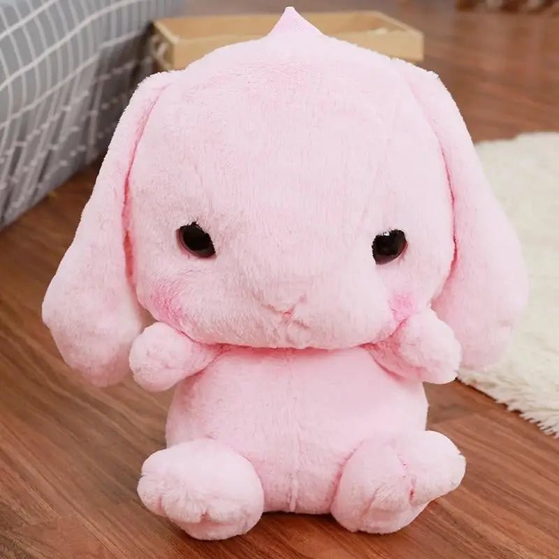 Fluffy Baby Bunny Rabbit Plush Toy Backpack for Kids - Cosparty
