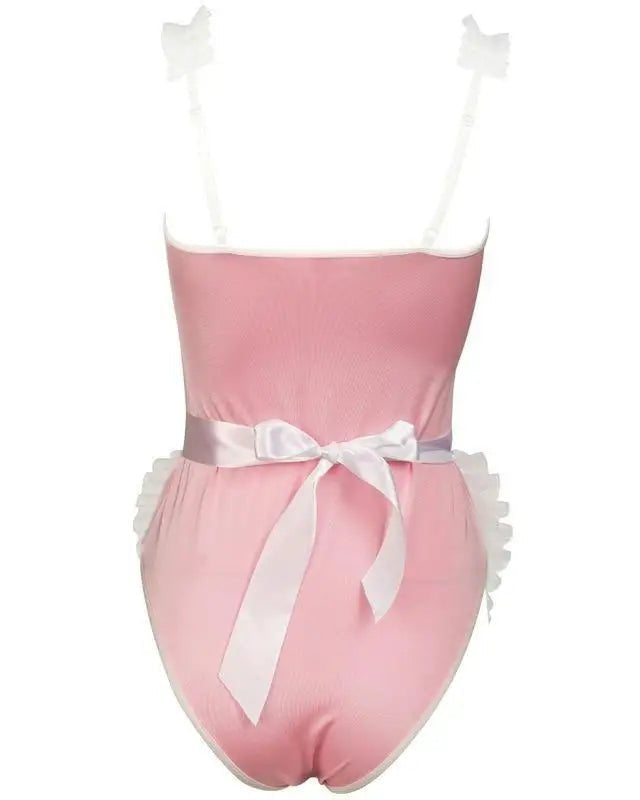 Frilly Pink Maid Adult Onesie for Cosparty Fun - Cosparty