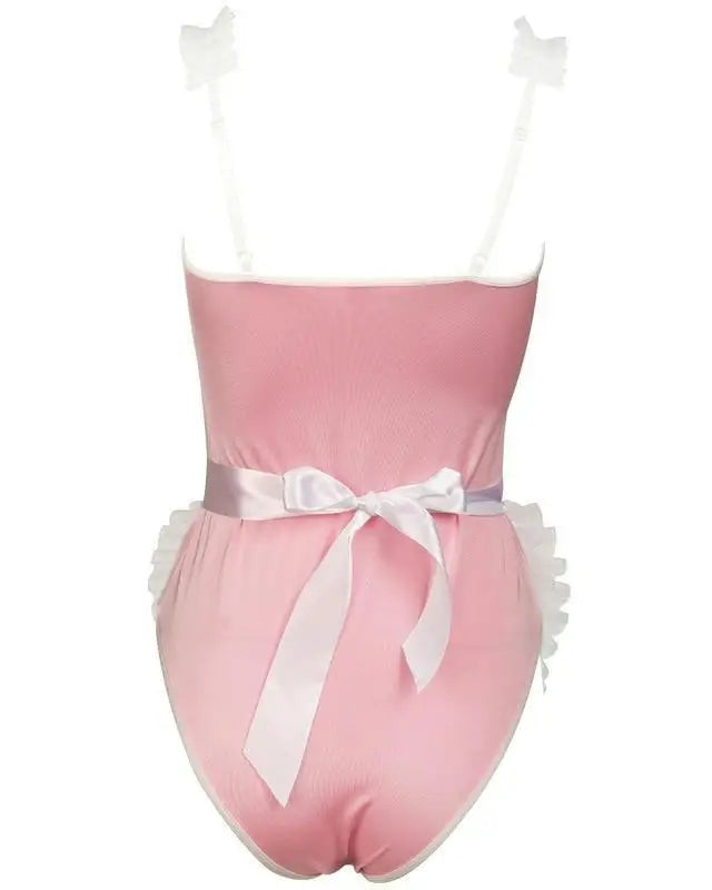 Frilly Pink Maid Adult Onesie for Cosparty Fun - onesie