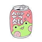 Froggy juice enamel pins - brooch - brooches - enamel pin - pins - frog