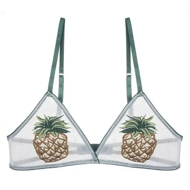 Fruity Embroidered Bralette for Kinky Cuties - Cosparty