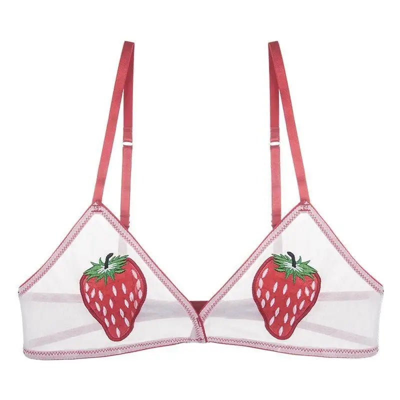 Fruity Embroidered Bralette for Kinky Cuties - Cosparty