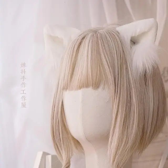 Furry Fox and Neko Cat Ear Hair Clips in Four Colors - Cosparty