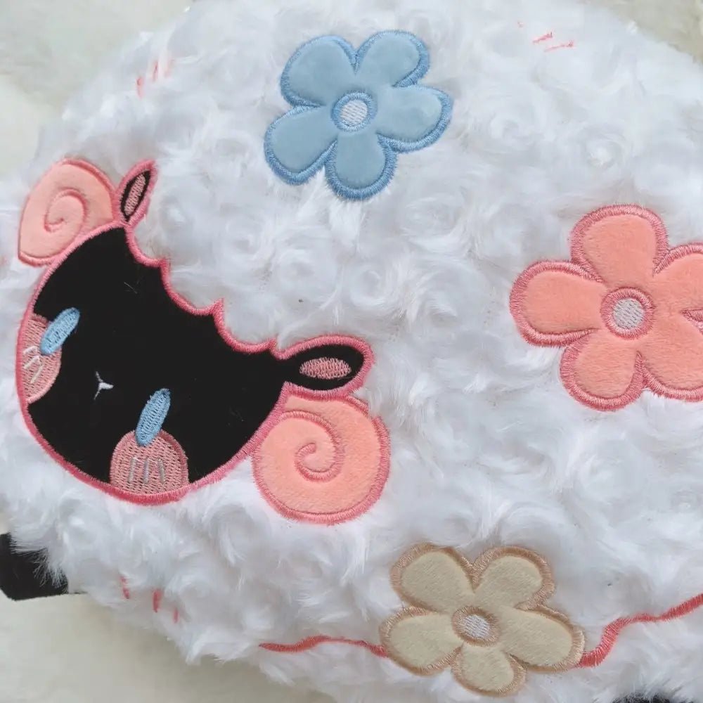 Fuzzy Lamb Sheep Plush Handbag for Pastel Kawaii Style - Cosparty