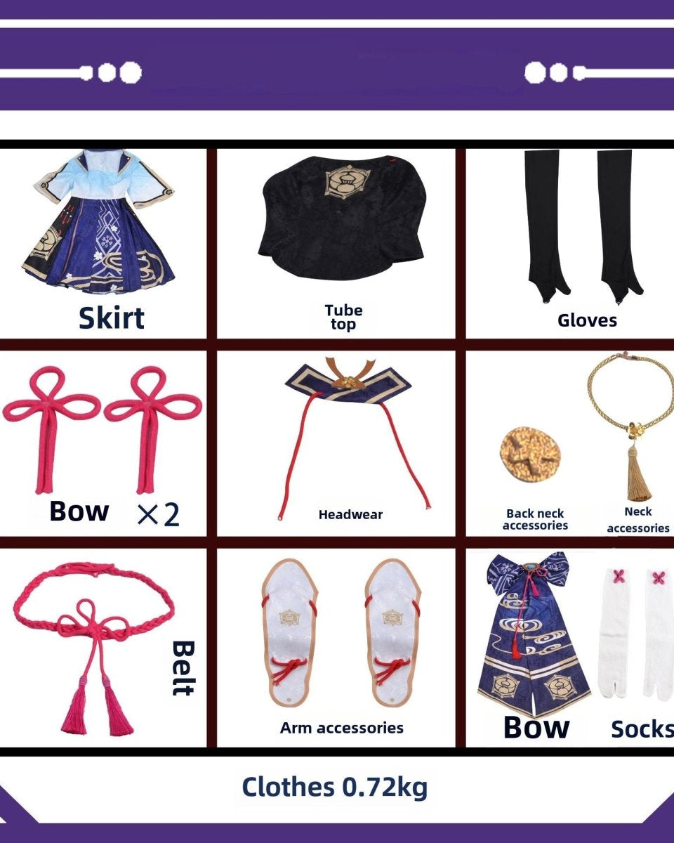 Genshin Impact Ayaka Cosplay Costume - Cosparty