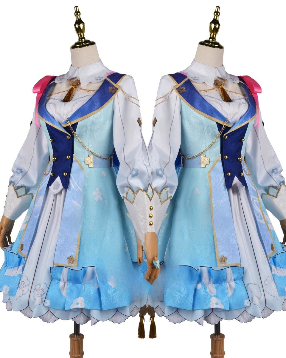 Genshin Impact Ayaka Springbloom Missive Cosplay Costume - Cosparty
