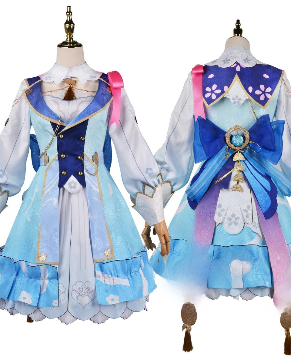 Genshin Impact Ayaka Springbloom Missive Cosplay Costume - Cosparty