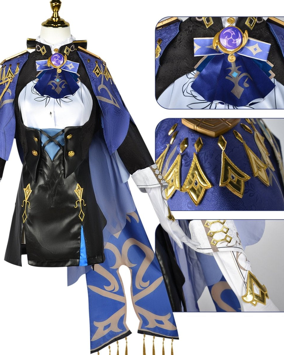 Genshin Impact Clorinde Cosplay Costume - Cosparty