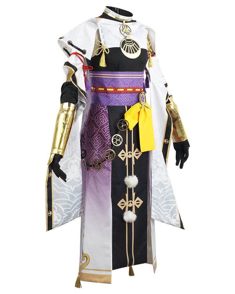 Genshin Impact Kujou Sara Cosplay Costume - Cosparty