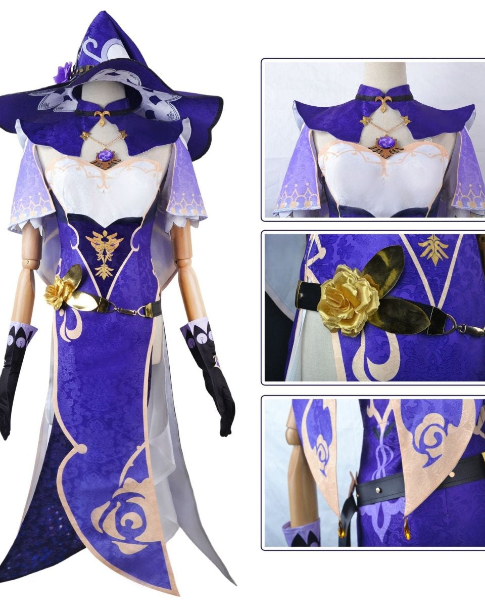 Genshin Impact Lisa Cosplay Costume - Cosparty