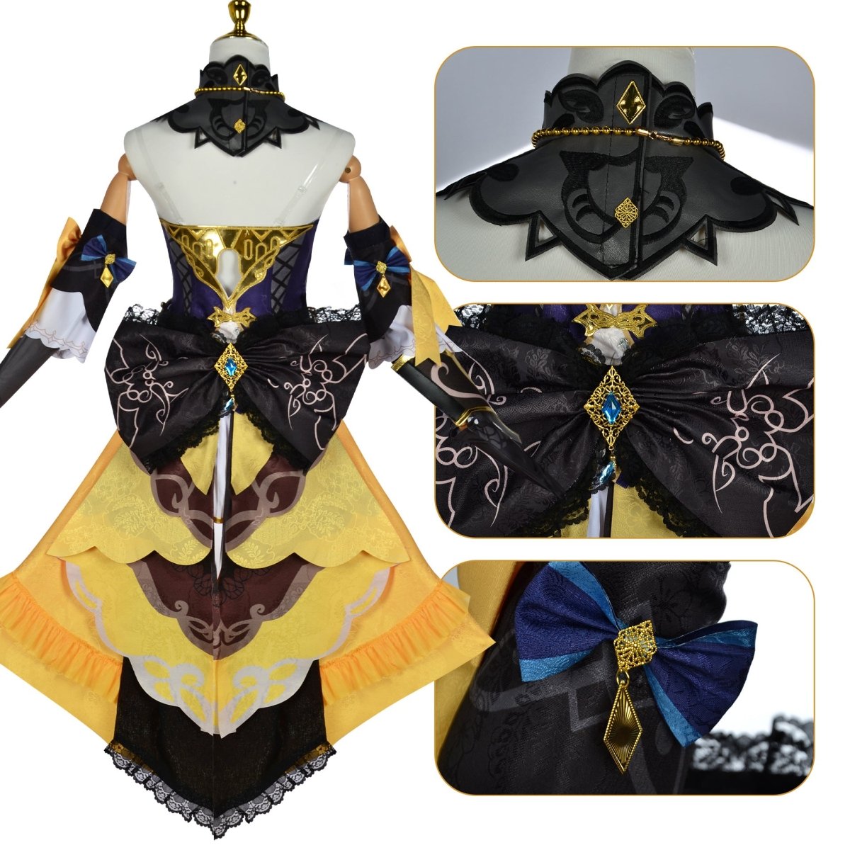 Genshin Impact Navia Cosplay Costume - Cosparty