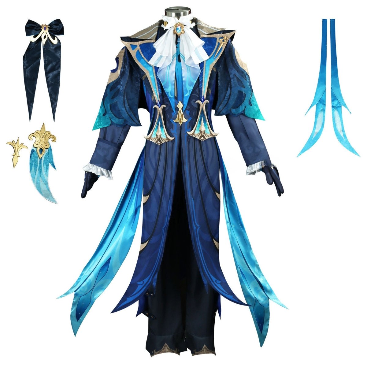 Genshin Impact Neuvillette Cosplay Costume - Cosparty