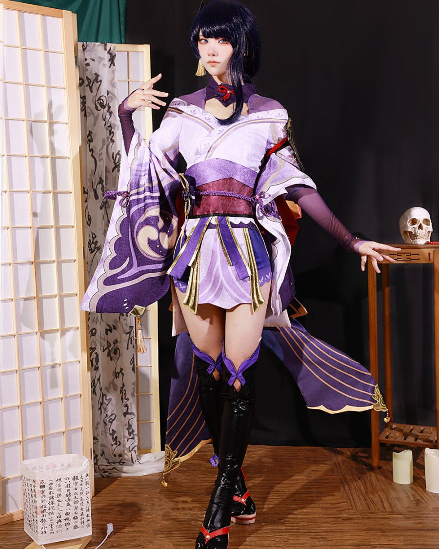 Genshin Impact Raiden Shogun Cosplay Costume - Cosparty