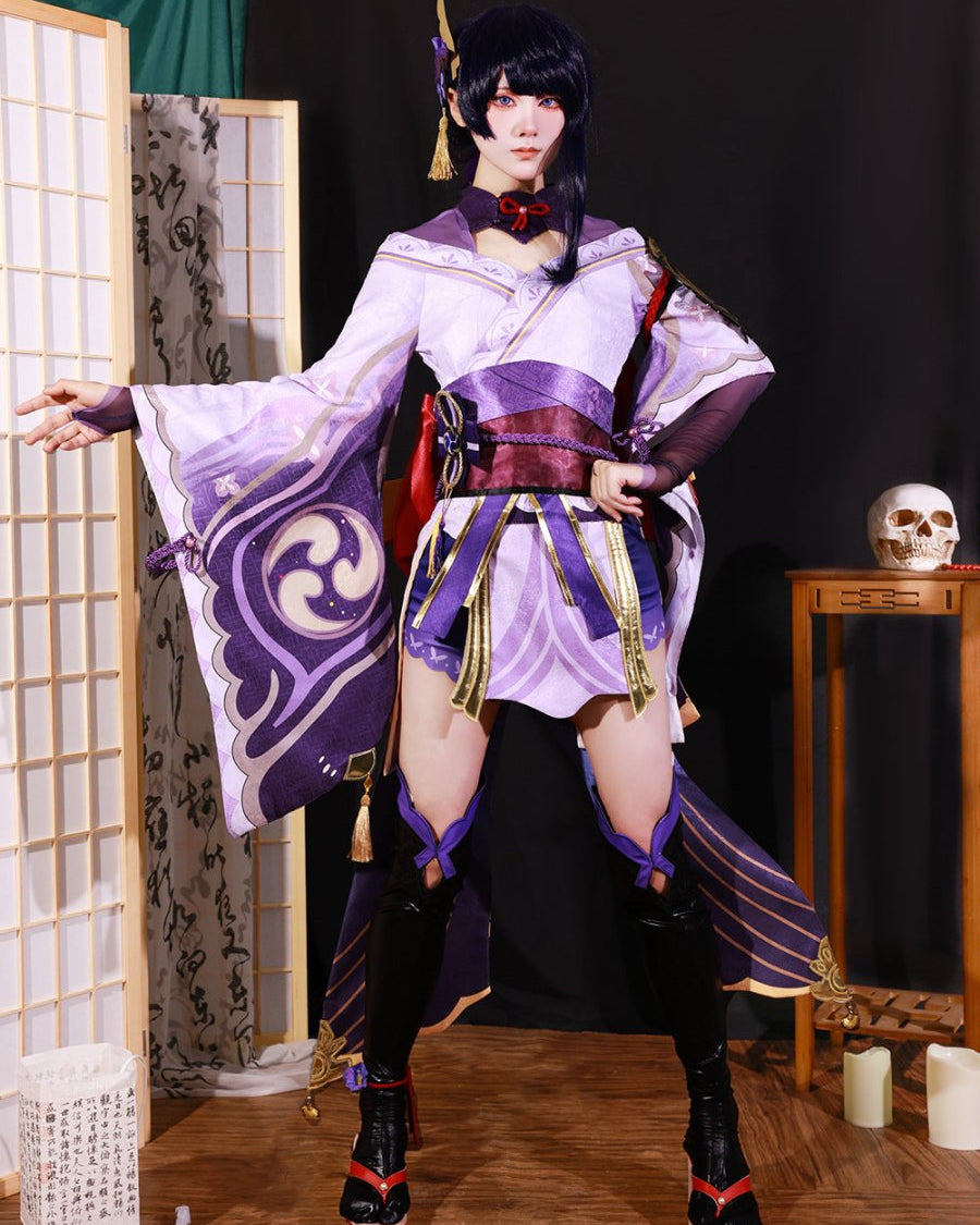Genshin Impact Raiden Shogun Cosplay Costume - Cosparty