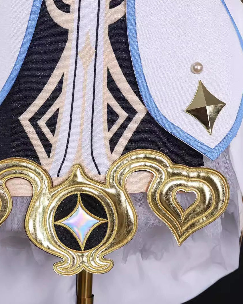 Genshin Impact Traveler Lumine Cosplay Costume - Cosparty