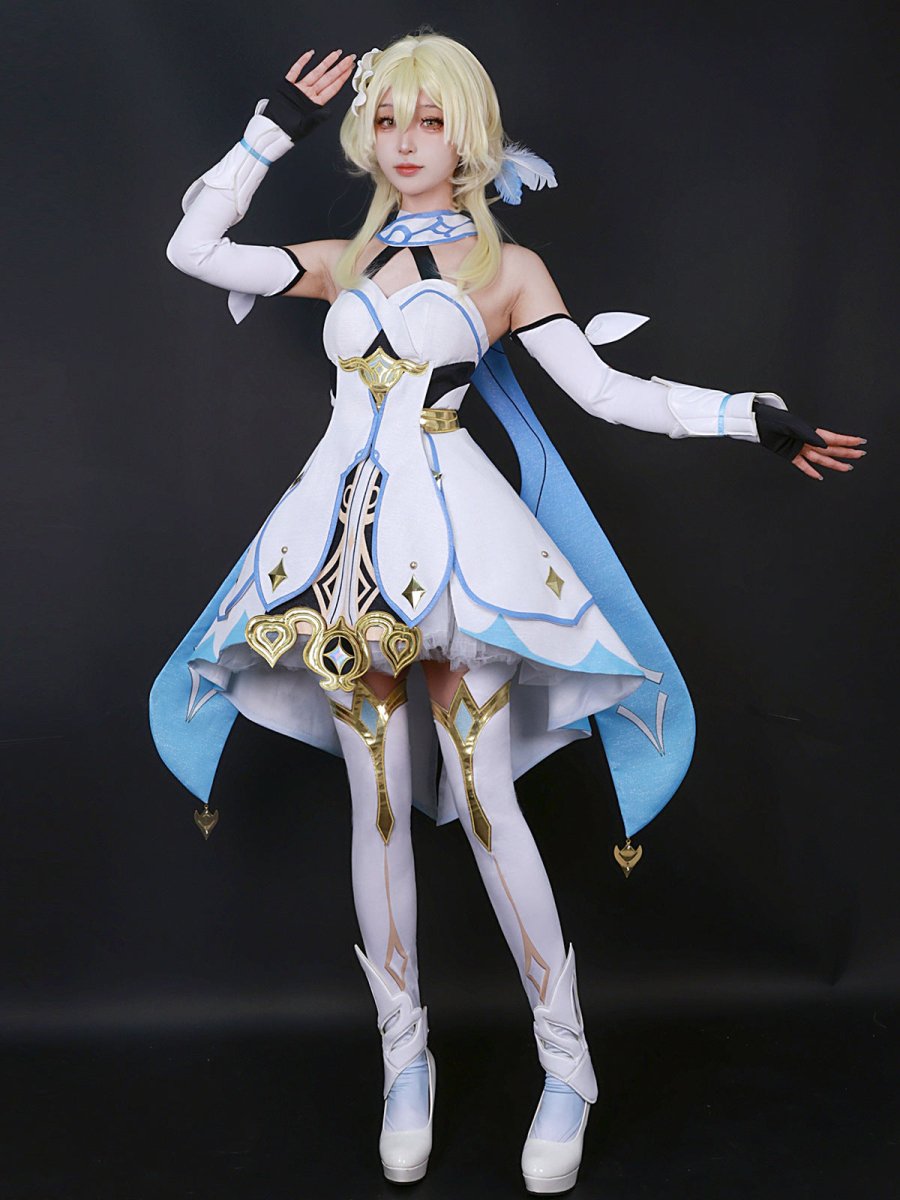 Genshin Impact Traveler Lumine Cosplay Costume - Cosparty