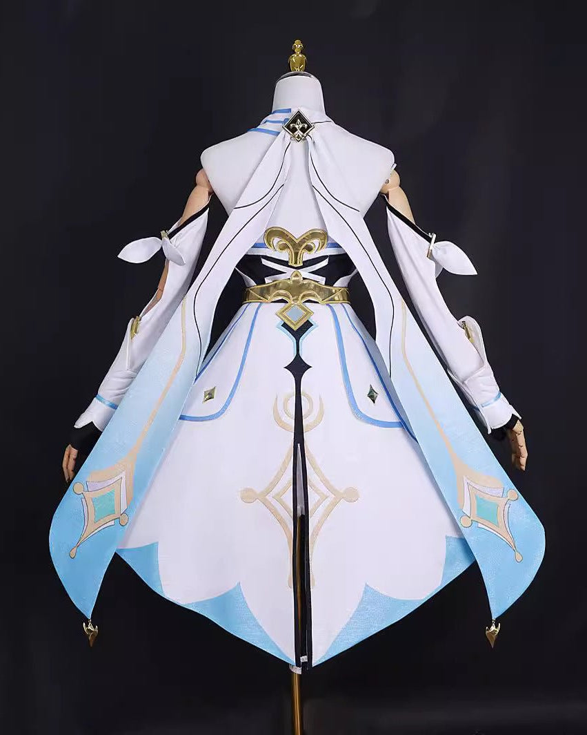 Genshin Impact Traveler Lumine Cosplay Costume - Cosparty