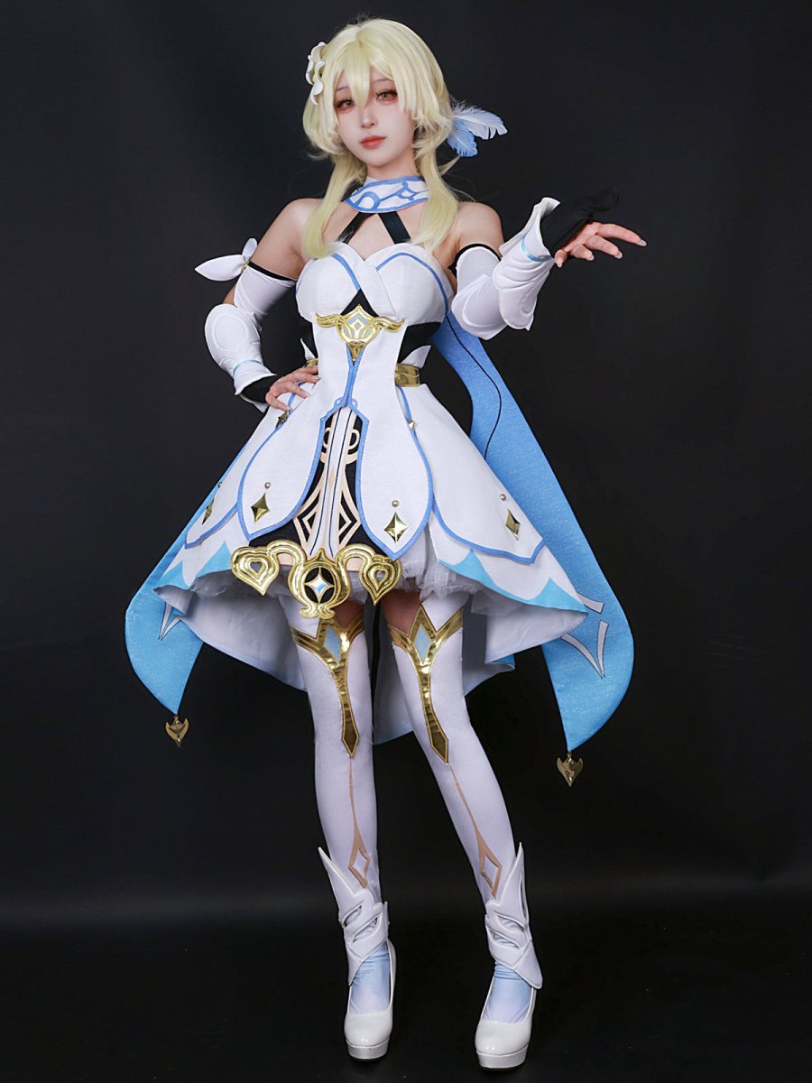 Genshin Impact Traveler Lumine Cosplay Costume - Cosparty