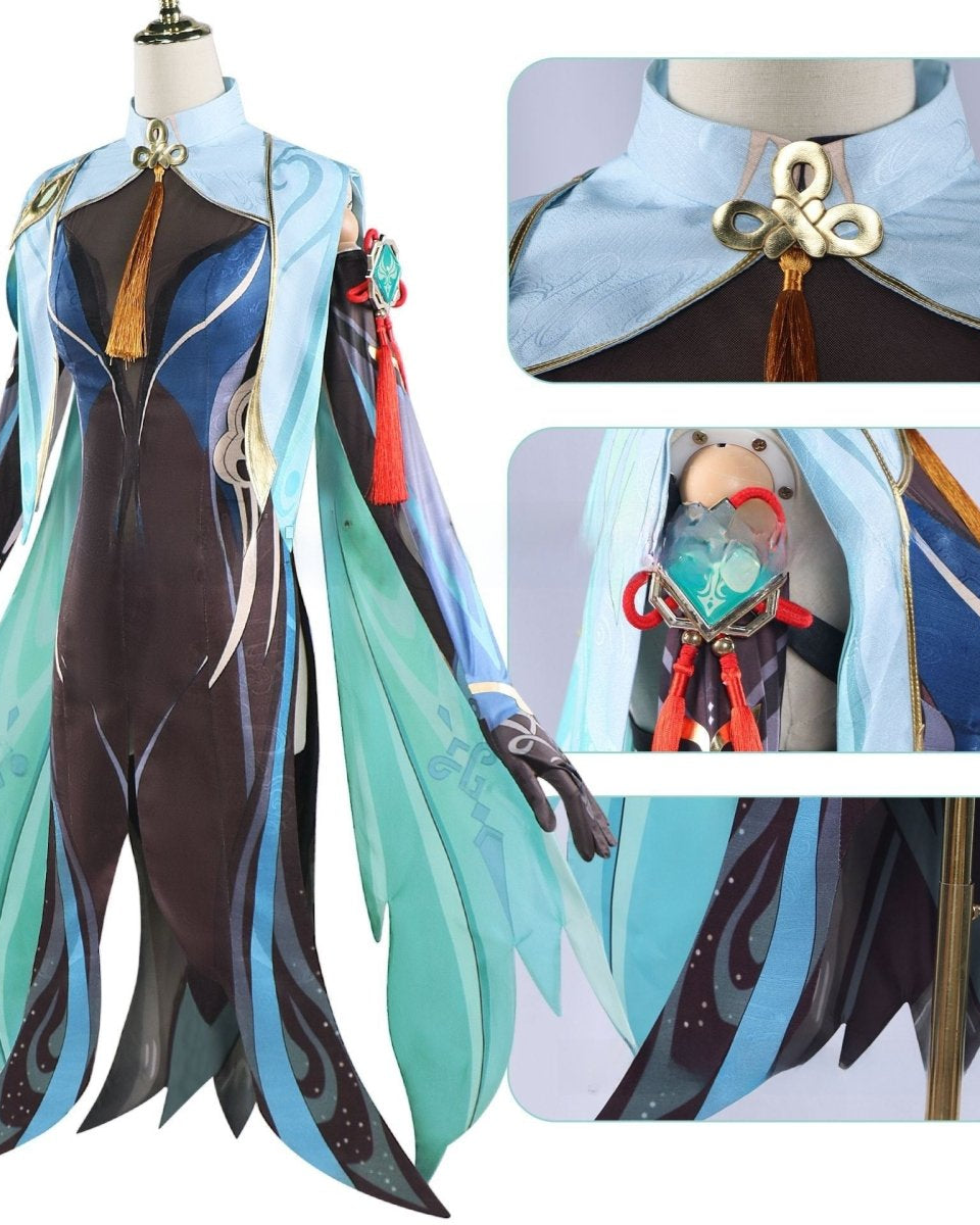 Genshin Impact Xianyun (Cloud Retainer) Cosplay Costume - Cosparty