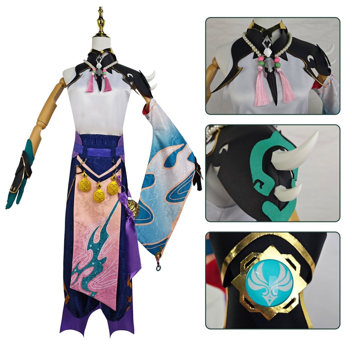 Genshin Impact Xiao Cosplay Costume - Cosparty