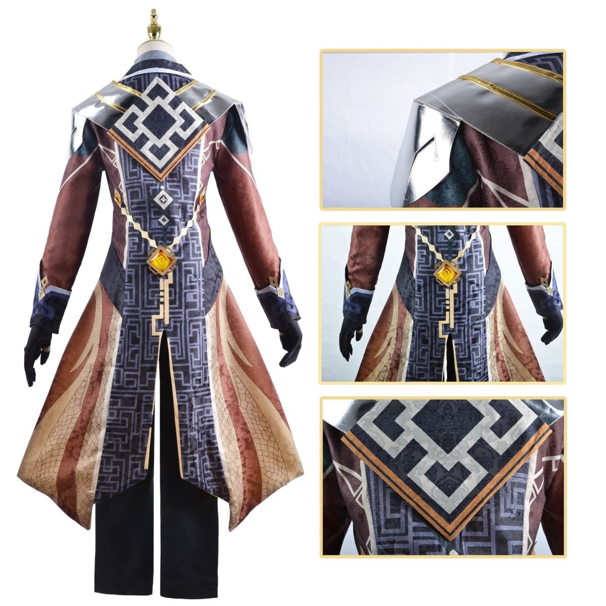 Genshin Impact Zhongli Cosplay Costume - Cosparty