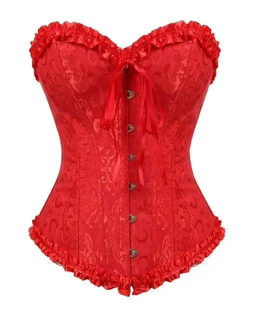 Lady In Lace Genuine Corsets - Red / 4XL - bustier